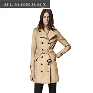 [스페셜오더]BURBERRY-버버리 샌드링엄 미드 렝스 헤리티지 트렌치코트 허니베이지 