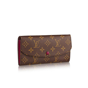 LOUIS VUITTON-M60697 루이비통 모노그램 에밀리 월릿 푸시아