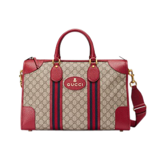 GUCCI-480500 8341 구찌 Neo Vintage Web 디테일 소프트 GG 수프림 미디엄 더플 백