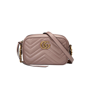 [스페셜오더]GUCCI-448065 5729 구찌 GG Marmont 미니 소프트 스트럭처드 체인 숄더백 누드