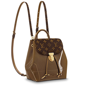 [스페셜오더]LOUIS VUITTON-M54389 루이비통 페이턴트 송아지 가죽 Vert Bronze 핫 스프링스 백팩