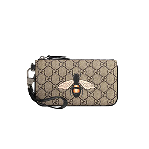 [스페셜오더]GUCCI-522866 8666 구찌 GG 스프림 캔버스 꿀벌 프린트 파우치