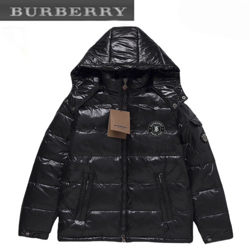 BURBERRY-11242 버버리 블랙 패치 장식 패딩 남여공용