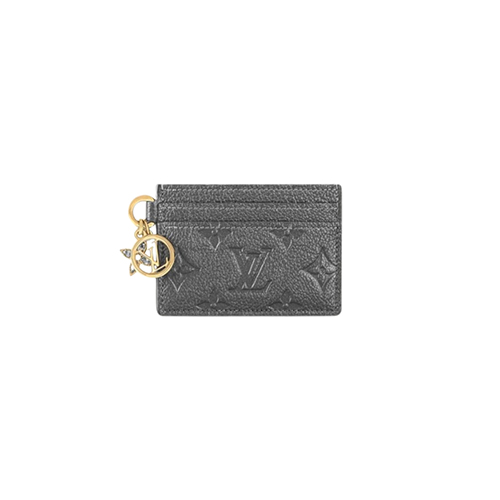 [스페셜오더]LOUIS VUITTON-M12178 루이비통 건 메탈 모노그램 앙프렝뜨 LV 참 카드 홀더