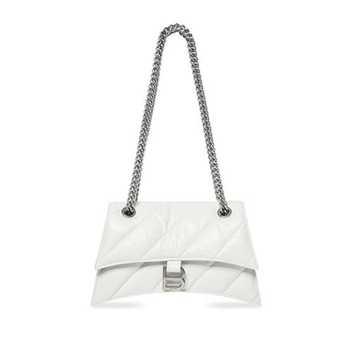 [스페셜오더]BALENCIAGA-716351 발렌시아가 화이트 퀼트 CRUSH 스몰 체인백