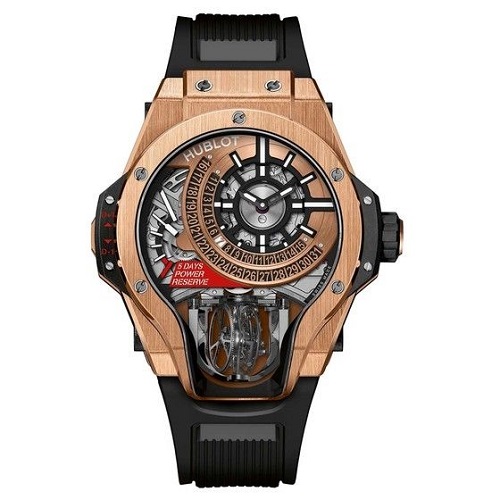 [스페셜오더]HUBLOT-위블로 빅뱅 MP-09 뚜루비옹 Bi-Axis 킹 골드 리미티드 에디션 워치49mm