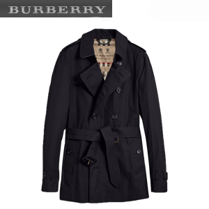 [스페셜오더]BURBERRY-39802121버버리 샌드링엄 쇼트 헤리티지 네이비 트렌치코트 남성용