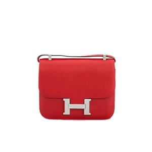 [스페셜오더]HERMES-에르메스 콘스탄스 Constance 크로스 바디 백 버밀리언 레드 은장 ORIGINAL LEATHER 