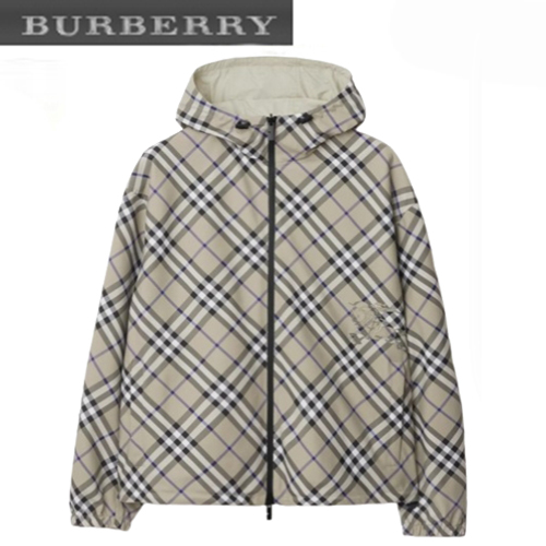 BURBERRY-81055671 버버리 라이큰 리버시블 체크 재킷 남성용