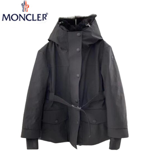 MONCLER-11163 몽클레어 블랙 나일론 파카 여성용