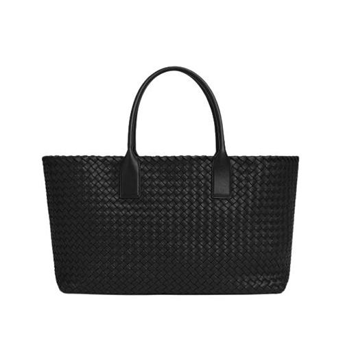 [스페셜오더]BOTTEGA VENETA-608810 보테가 베네타 블랙 인트레치오 미디엄 까바