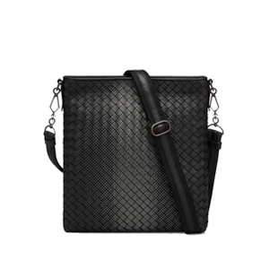 [스페셜오더]BOTTEGA VENETA-493961 보테가 베네타 카프스킨 네로 인트레치아토 나파 메신저 백 