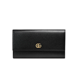 [스페셜오더]GUCCI-456116 1000 구찌 Petite Marmont 가죽 장지갑 블랙