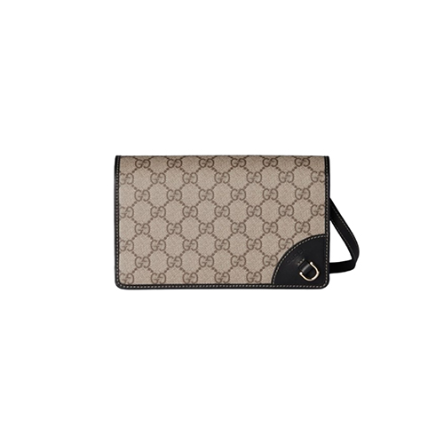 [스페셜오더]GUCCI-820688 9741 구찌 블랙 GG 엠블럼 수퍼 미니 숄더백