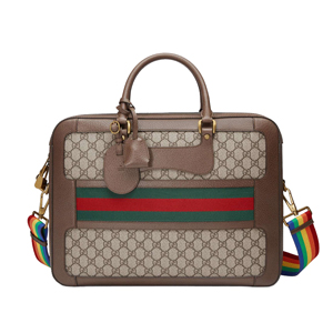 [스페셜오더]GUCCI-484663 8707 구찌 GG 수프림 캔버스 Web 디테일 브리프 케이스 