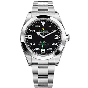 [스페셜오더]ROLEX-롤렉스 오이스터 퍼페츄얼 에어-킹 스틸 워치 40mm