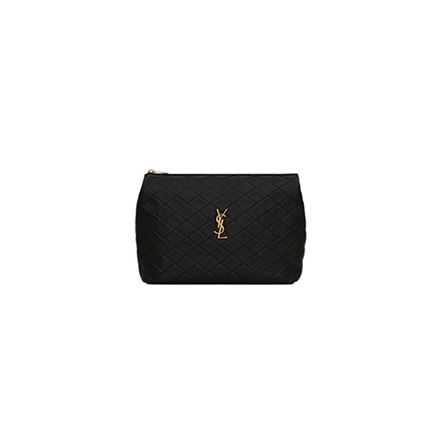 [스페셜오더]SAINT LAURENT-733955 생 로랑 블랙 gaby 코스메틱 파우치