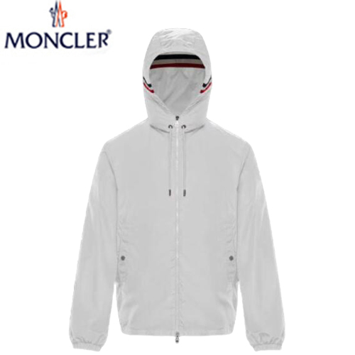 MONCLER-10065 몽클레어 화이트 Grimpeurs 바람막이 후드 재킷 남성용