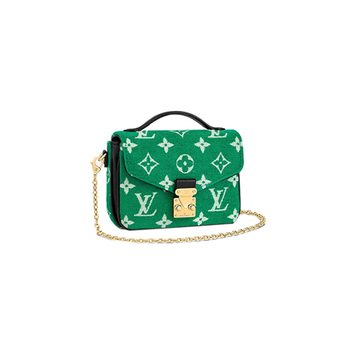 [스페셜오더]LOUIS VUITTON-M81494 루이비통 그린 모노그램 자카드 벨벳 마이크로 메티스