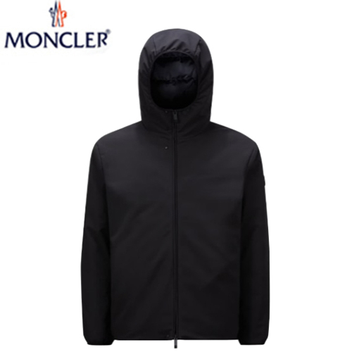 MONCLER-J20911 몽클레어 블랙 Polset 후드 쇼트 다운 재킷 남성용