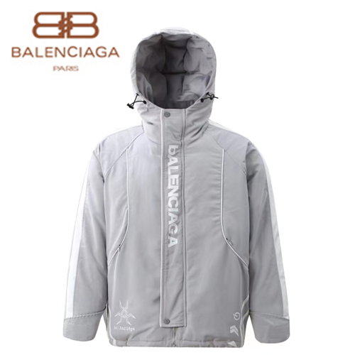 BALENCIAGA-11025 발렌시아가 그레이 프린트 장식 패딩 남여공용