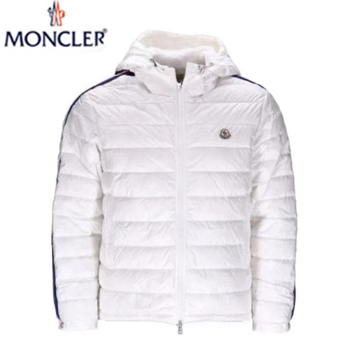 MONCLER-10224 몽클레어 화이트 스트라이프 장식 패딩 남성용