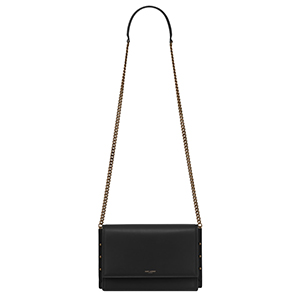 [스페셜오더]SAINT LAURENT-513667 생 로랑 송아지 가죽 블랙 조에 백