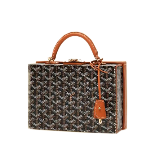 [스페셜오더]GOYARD-고야드 블랙&내추럴 Regina Trunk 레지나 트렁크 레플리카백