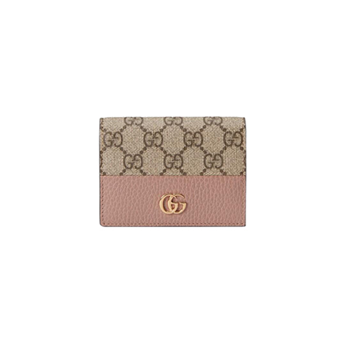 [스페셜오더]GUCCI-658610 5788 구찌 핑크 GG 마몽 카드 케이스 지갑