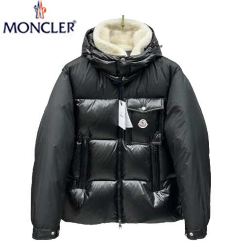 MONCLER-12257 몽클레어 블랙 나일론 패딩 남성용