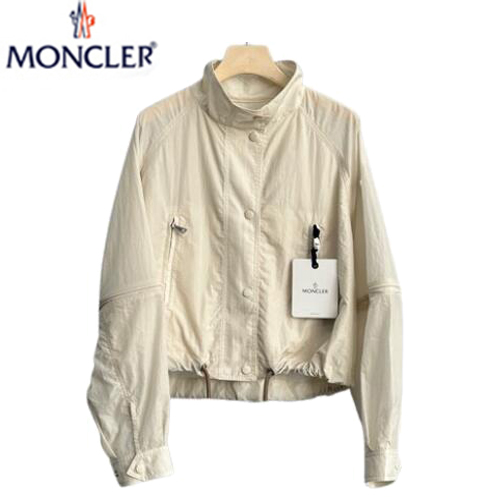 MONCLER-04087 몽클레어 아이보리 나일론 바람막이 재킷 여성용