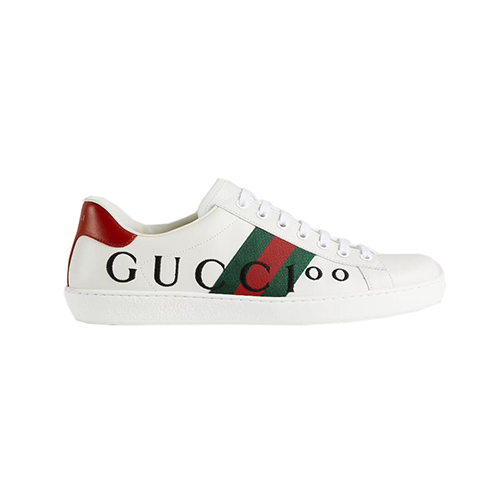 GUCCI-677717 9063 구찌 에이스 화이트 가죽 Gucci 100 스니커즈 남여공용