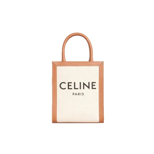 [스페셜오더]CELINE-193302 셀린느 내추럴 캔버스 프린트 미니 버티컬 카바스 백