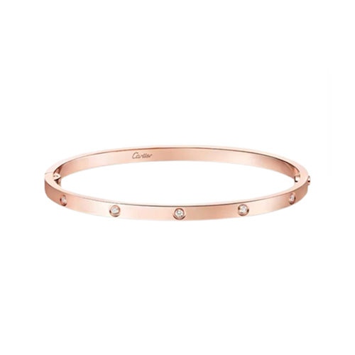[스페셜오더]Cartier-B6079617 까르띠에 로즈 골드 10 다이아몬드 스몰 LOVE 브레이슬릿