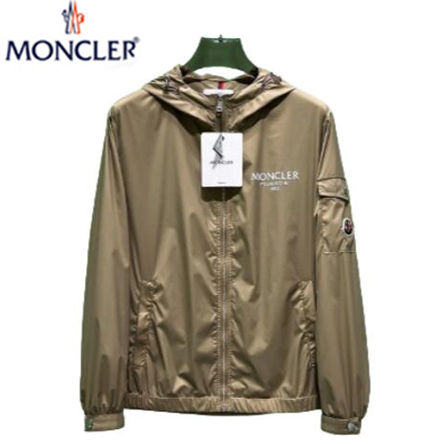 MONCLER-03237 몽클레어 베이지 나일론 바람막이 후드 재킷 남여공용