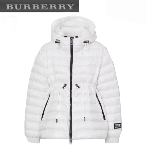 BURBERRY-11109 버버리 화이트 나일론 패딩 여성용