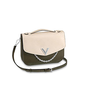 [스페셜오더]LOUIS VUITTON-M52128 루이비통 카키 베리 레더 새들백