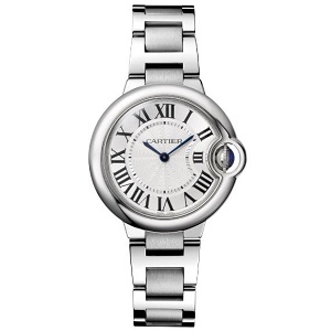 [스페셜오더]Cartier-까르띠에 발롱 블루 드 까르띠에 쿼츠 스틸 레이디스 워치 33mm 