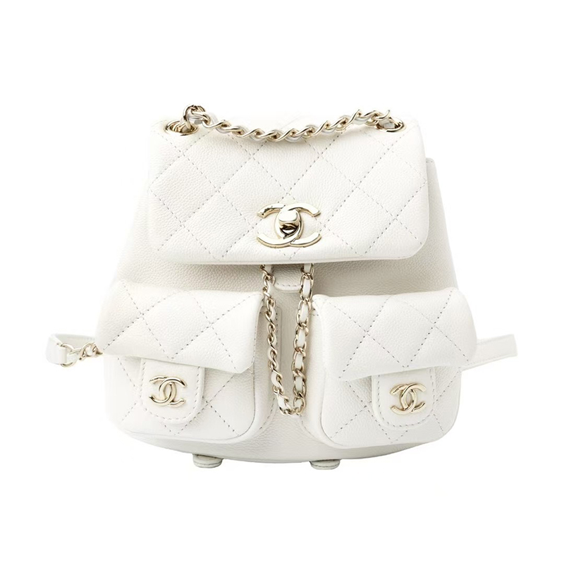 [스페셜오더]CHANEL-09133 샤넬 24A Duma 듀마 화이트 백팩 