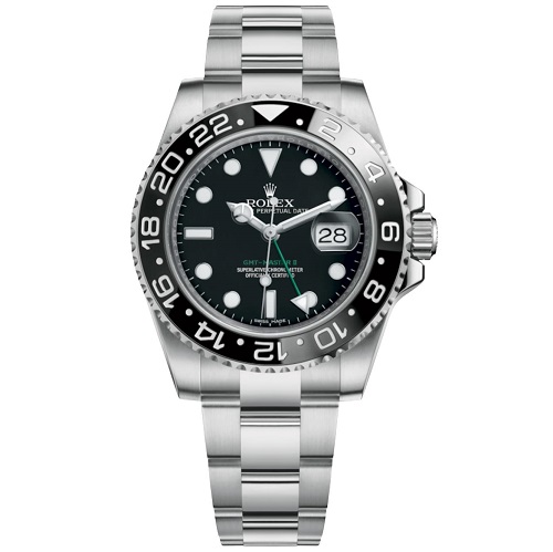 [AR팩토리][스페셜오더]ROLEX-롤렉스 GMT-마스터 II 세라믹베젤 스틸 오이스터브레슬릿 시계 40mm